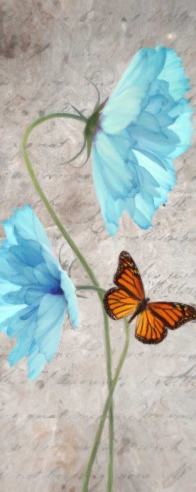 Blue Floral Panel B art print by Taylor Greene for $57.95 CAD