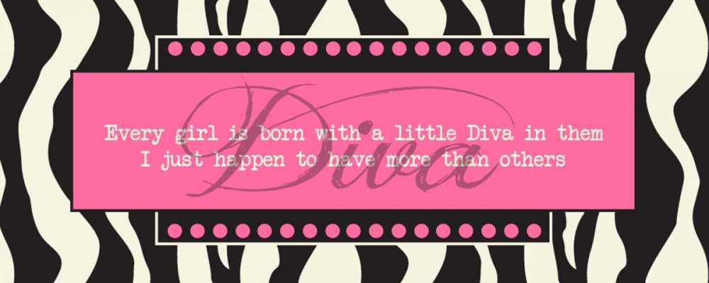 Little More Diva art print by Taylor Greene for $57.95 CAD