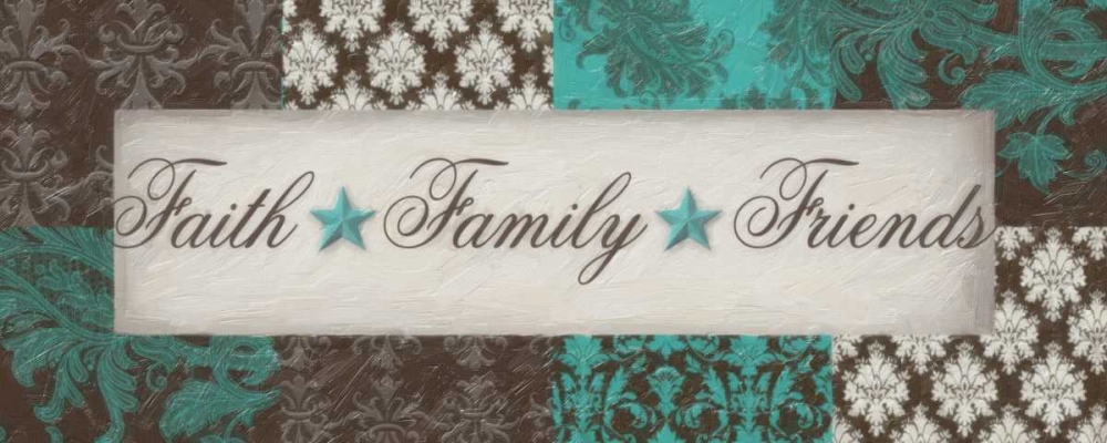 FAITH FAMILY FRIENDS art print by Taylor Greene for $57.95 CAD