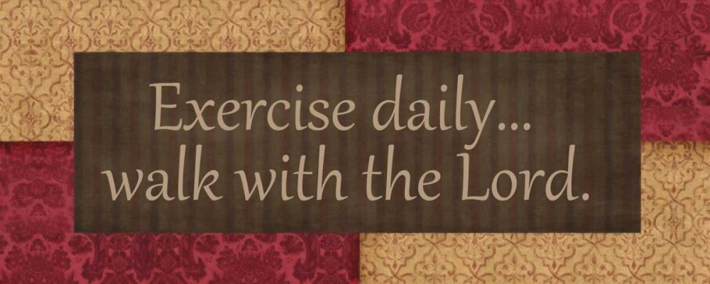 EXERCISE DAILY art print by Taylor Greene for $57.95 CAD