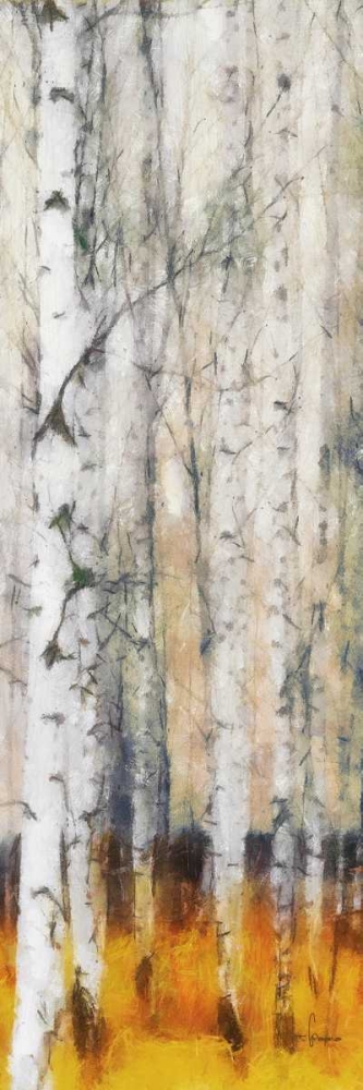 SAFFRON TIMBER PANEL I art print by Taylor Greene for $57.95 CAD