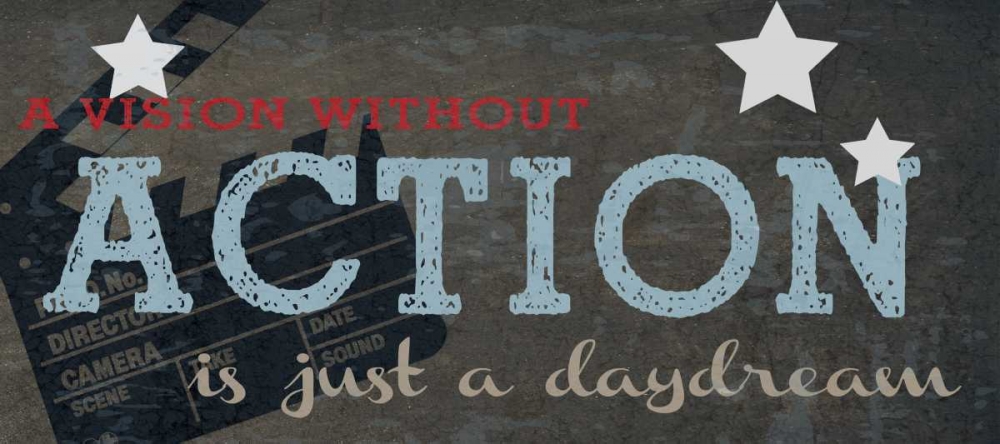 A VISION WITHOUT ACTION art print by Taylor Greene for $57.95 CAD