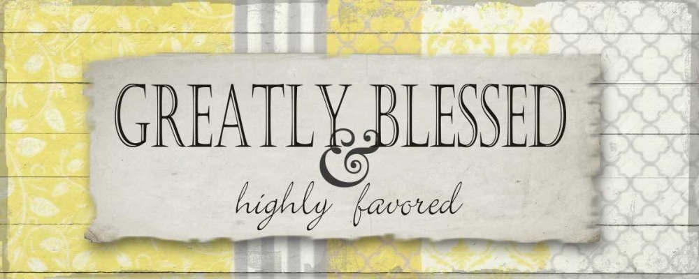 Greatly Blessed 2 art print by Taylor Greene for $57.95 CAD