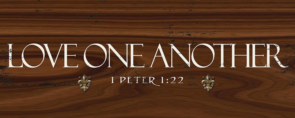 Love One Another Wood art print by Taylor Greene for $57.95 CAD