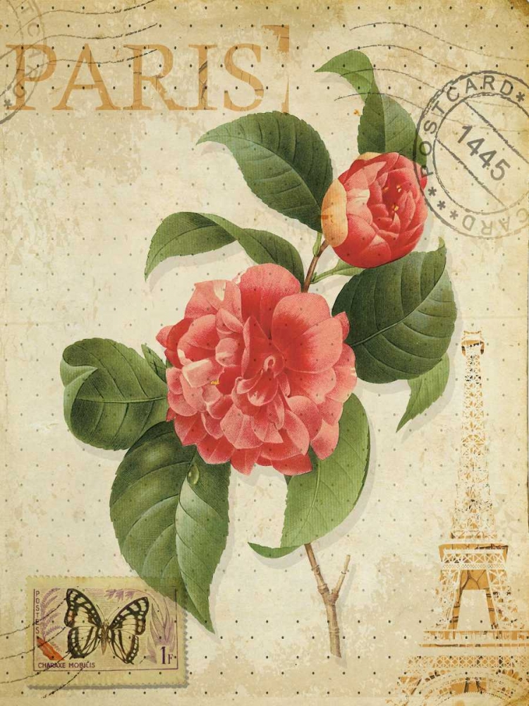 VINTAGE PARIS ROSE- OIL art print by Taylor Greene for $57.95 CAD