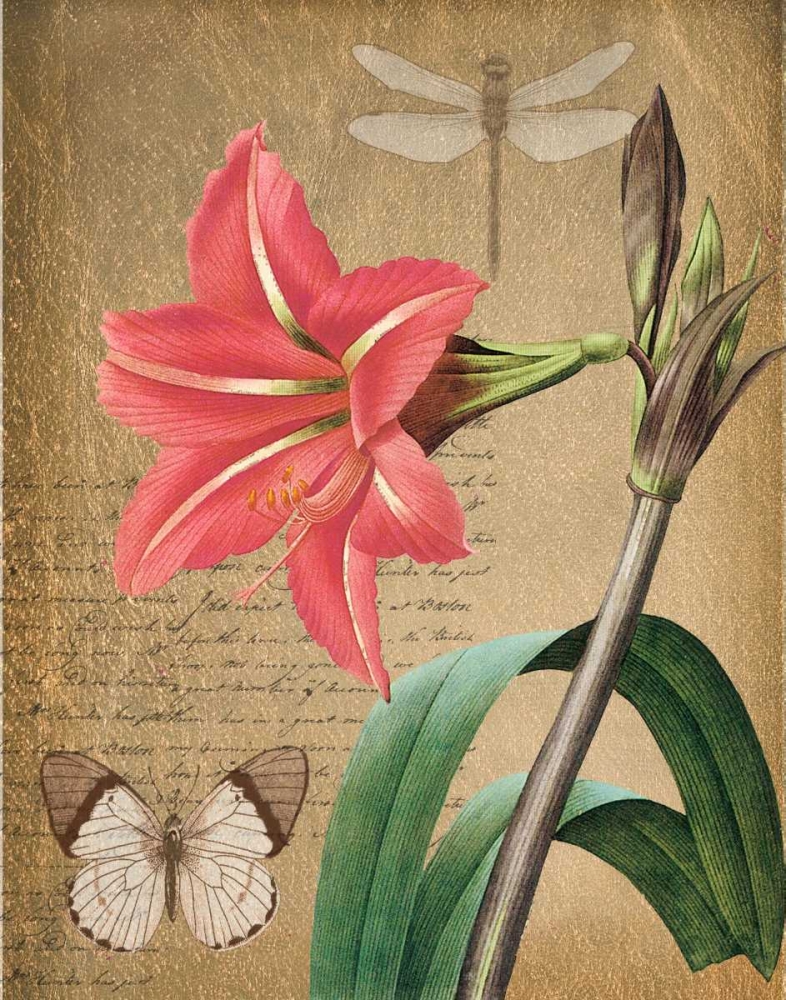 Iris On Gold art print by Taylor Greene for $57.95 CAD