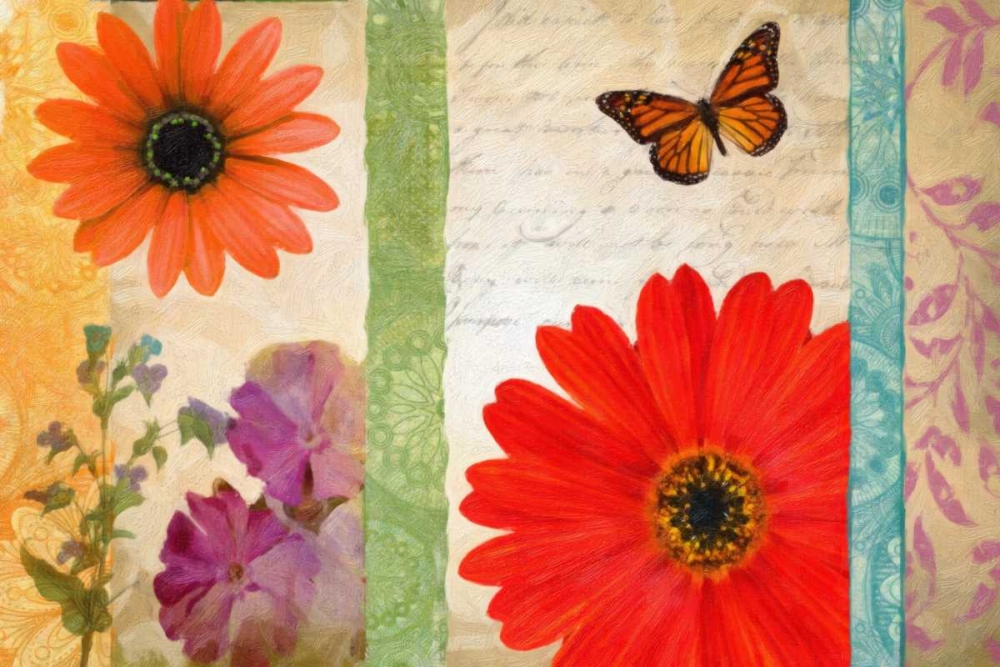 Floral Rhapsody I art print by Taylor Greene for $57.95 CAD