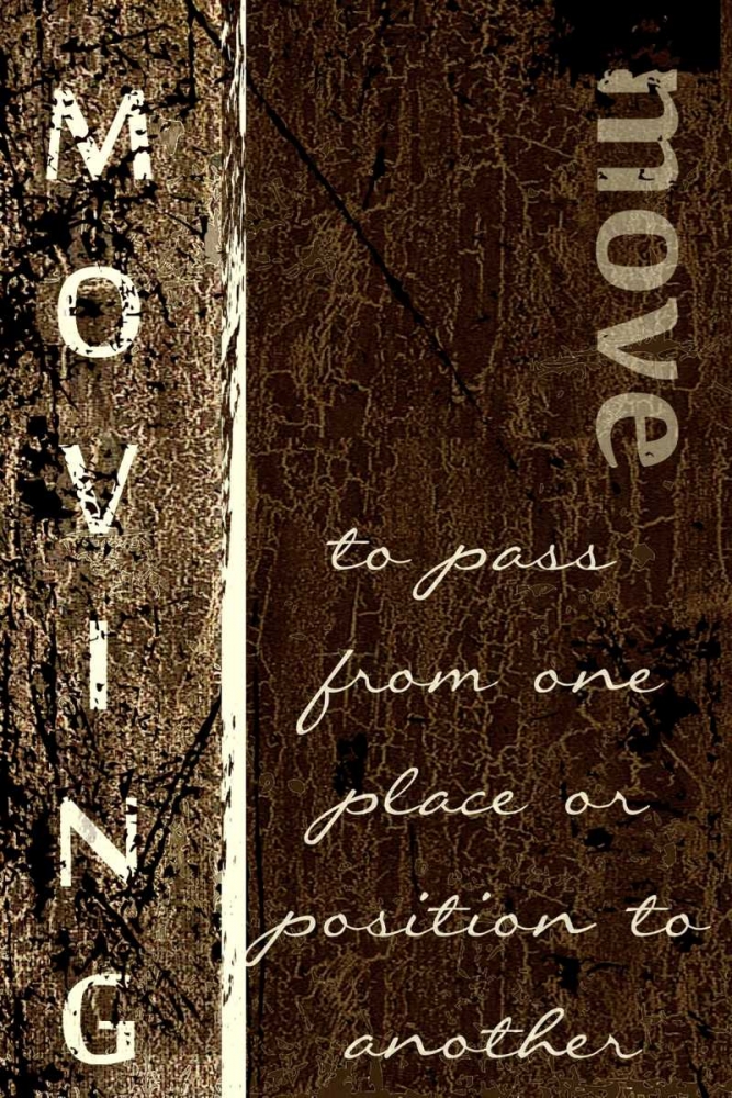MOVING art print by Taylor Greene for $57.95 CAD