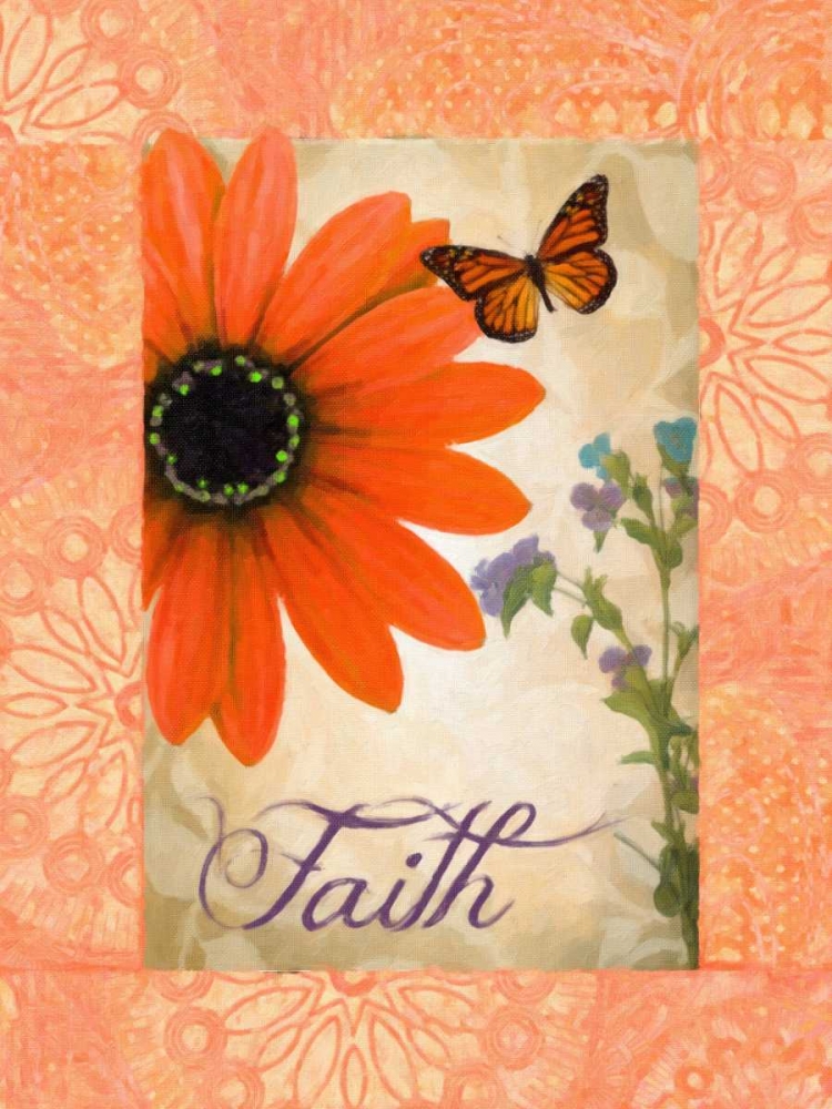 FLORAL RHAPSODY FAITH art print by Taylor Greene for $57.95 CAD