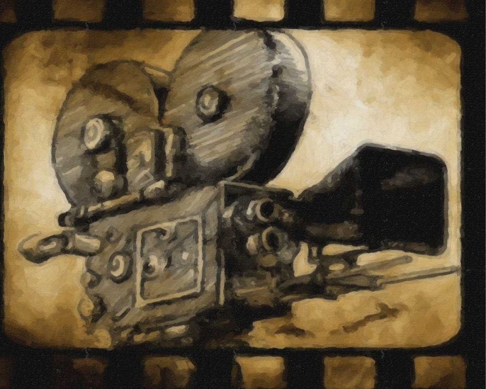 MOVIE CAMERA art print by Taylor Greene for $57.95 CAD