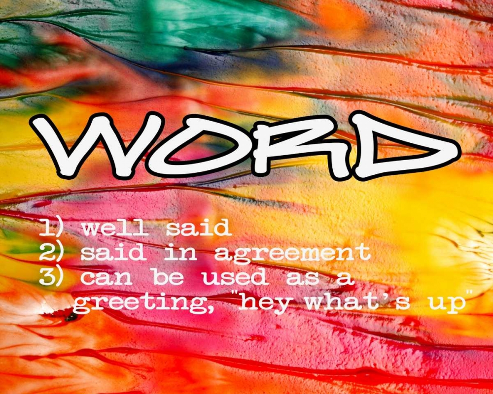Word art print by Taylor Greene for $57.95 CAD