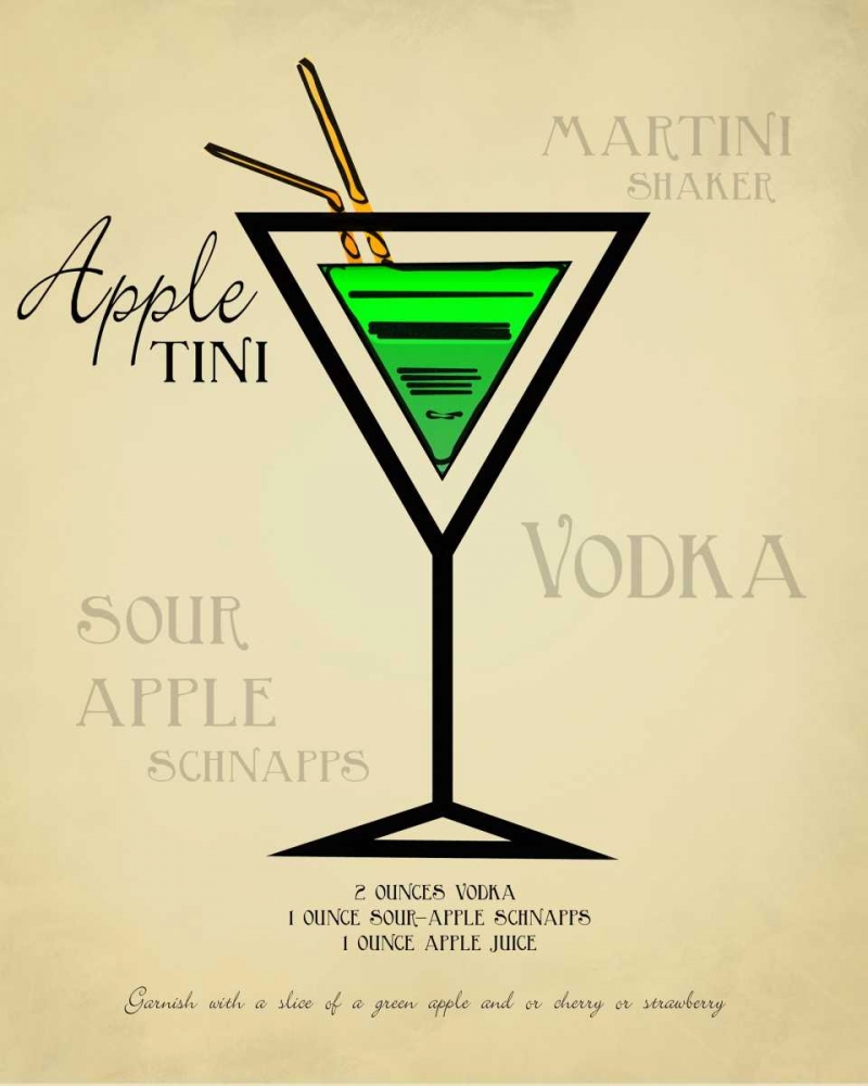 Appletini art print by Taylor Greene for $57.95 CAD