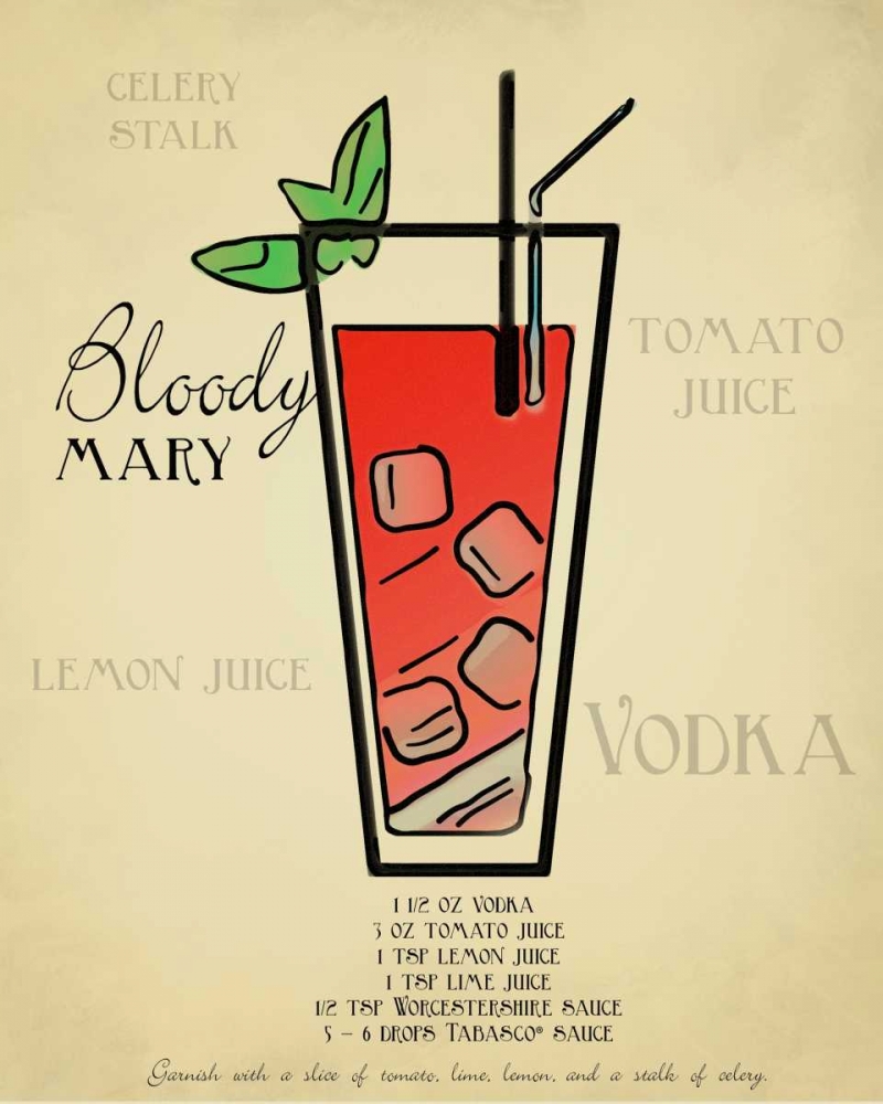 Bloody Mary art print by Taylor Greene for $57.95 CAD