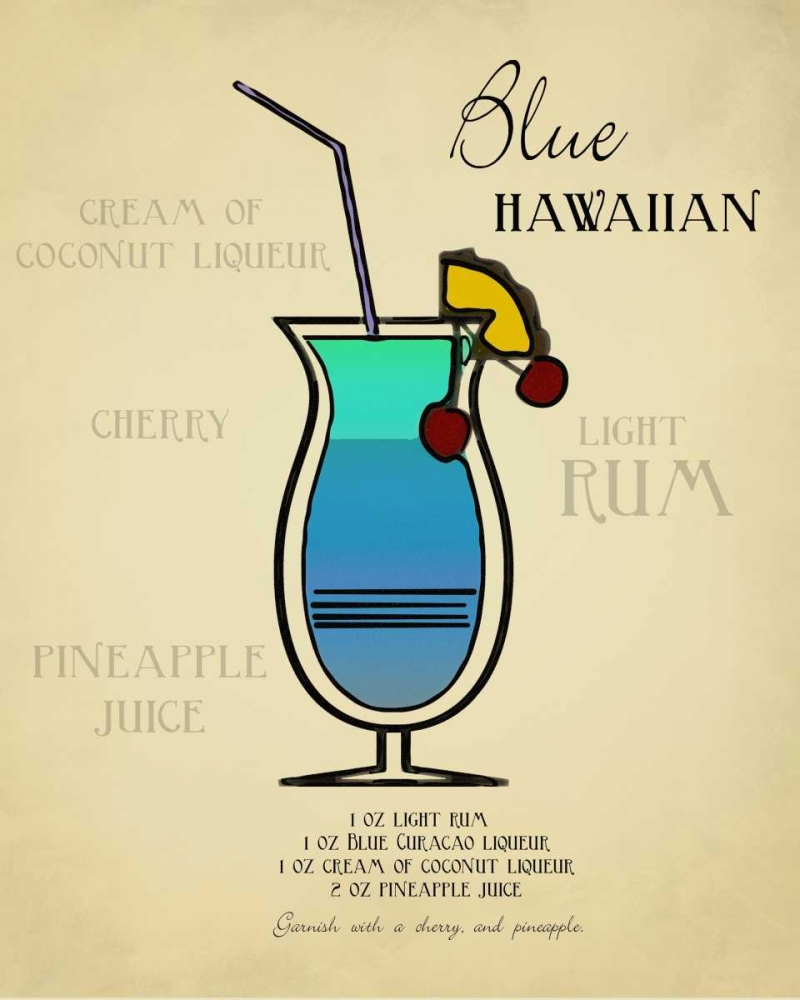 Blue Hawaiian art print by Taylor Greene for $57.95 CAD