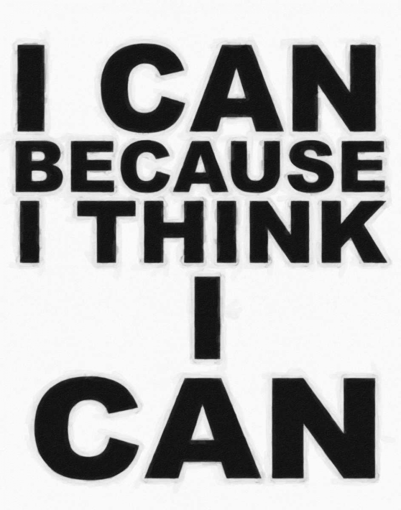 I THINK I CAN art print by Taylor Greene for $57.95 CAD