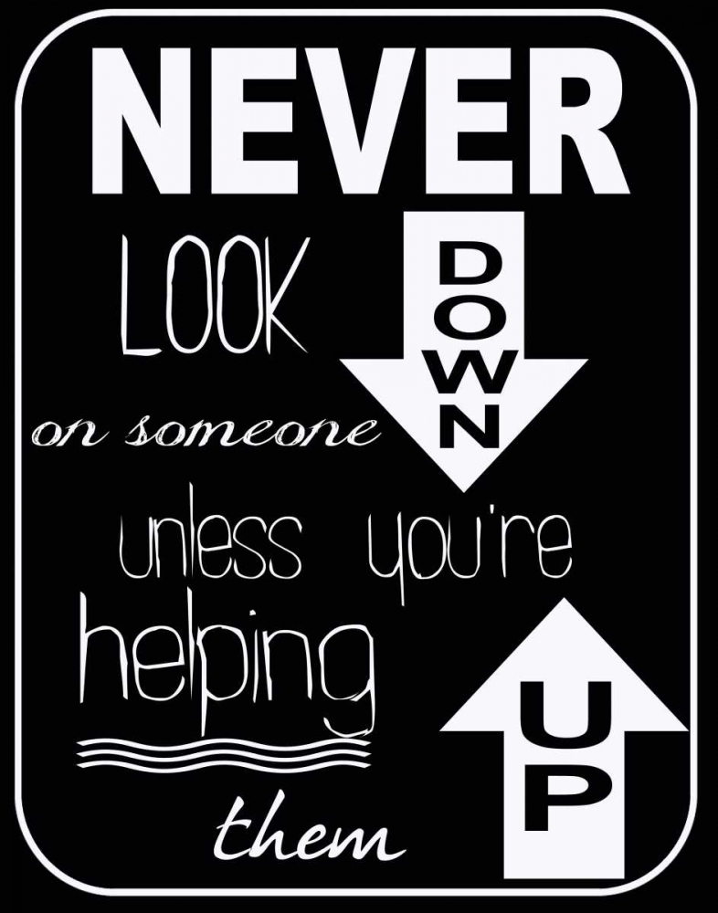 Never Look Down art print by Taylor Greene for $57.95 CAD