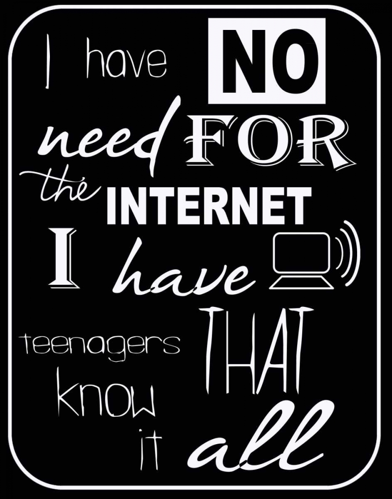 Teenagers Know It All art print by Taylor Greene for $57.95 CAD