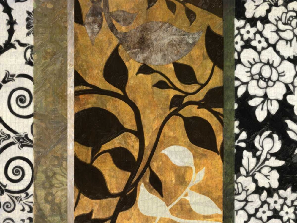 GOLDEN LEAF SILHOUETTE A art print by Taylor Greene for $57.95 CAD