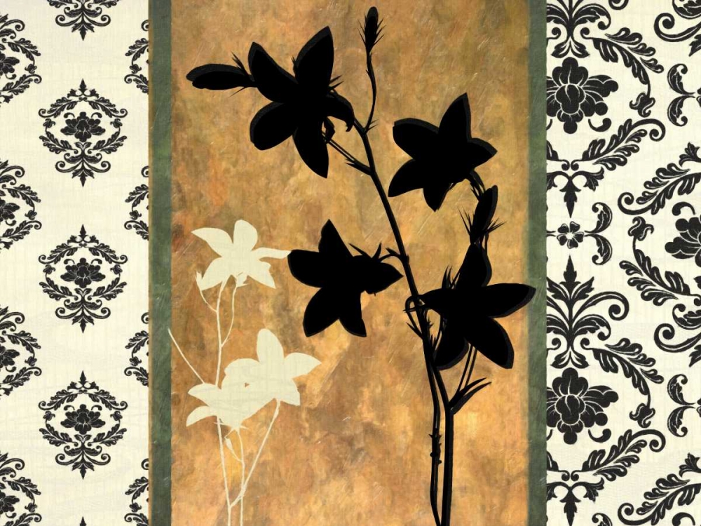 GOLDEN BOTANICAL SILHOUETTE art print by Taylor Greene for $57.95 CAD