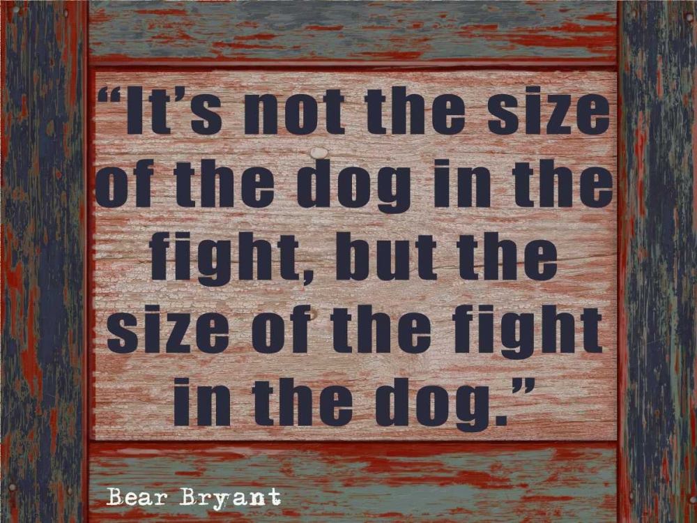 SIZE OF THE DOG rev1 art print by Taylor Greene for $57.95 CAD