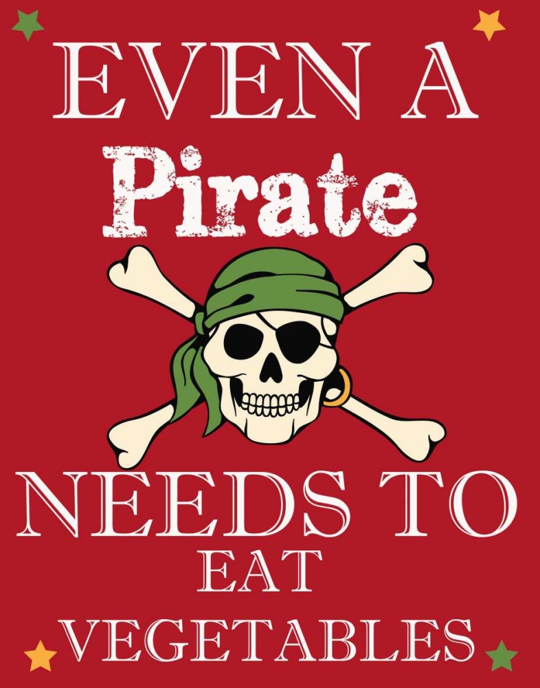PIRATE MUST EAT art print by Taylor Greene for $57.95 CAD