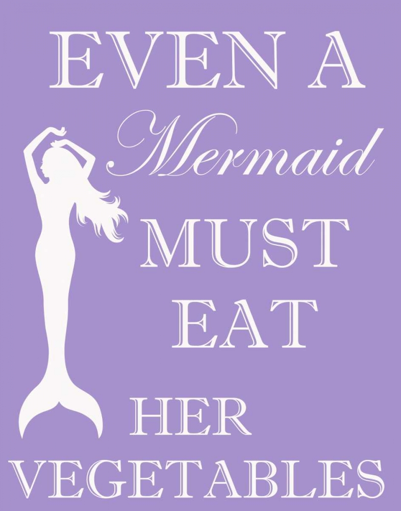 MERMAID MUST EAT art print by Taylor Greene for $57.95 CAD