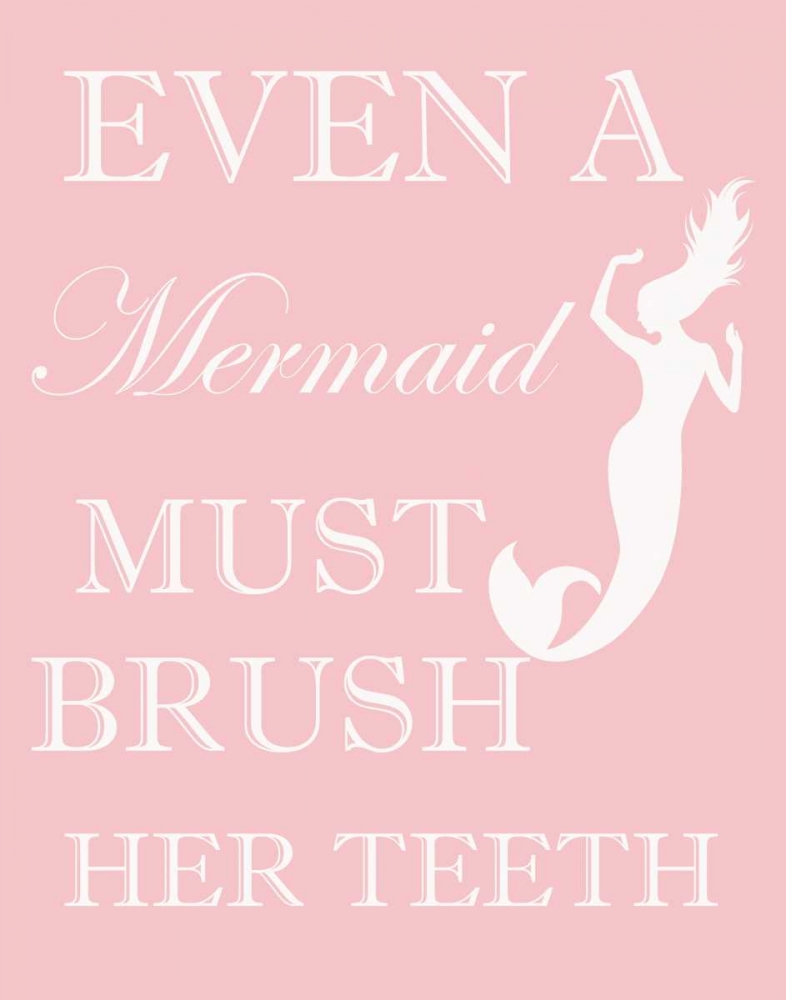 MERMAID MUST BRUSH art print by Taylor Greene for $57.95 CAD