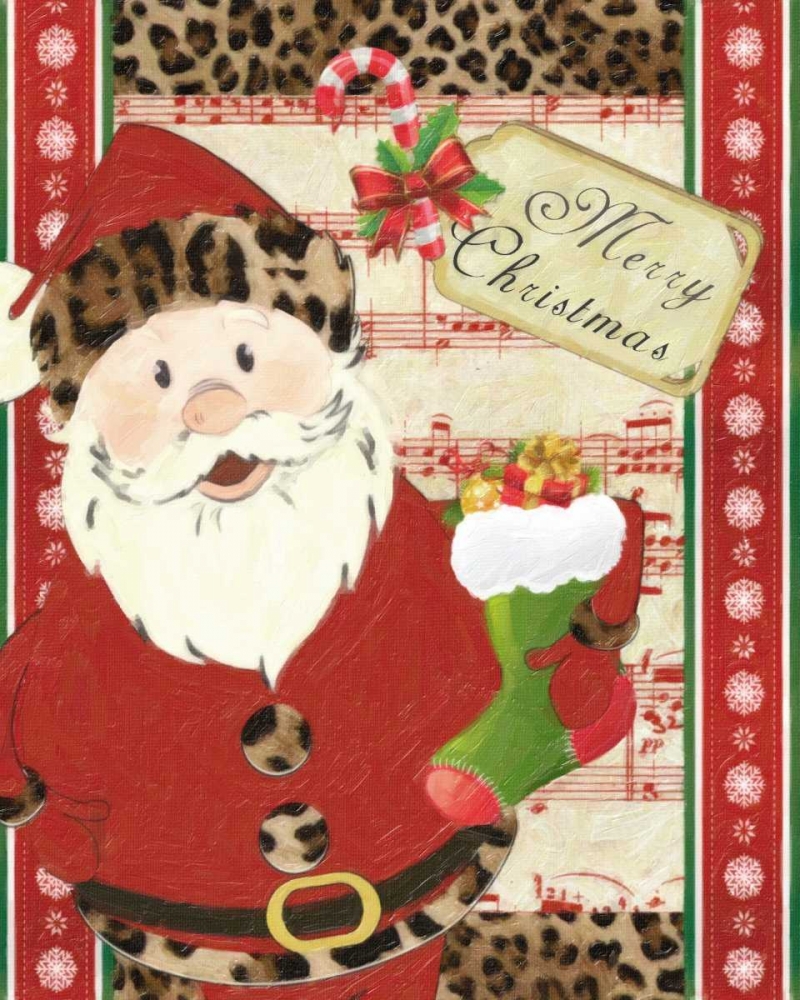 CHEETAH SANTA art print by Taylor Greene for $57.95 CAD
