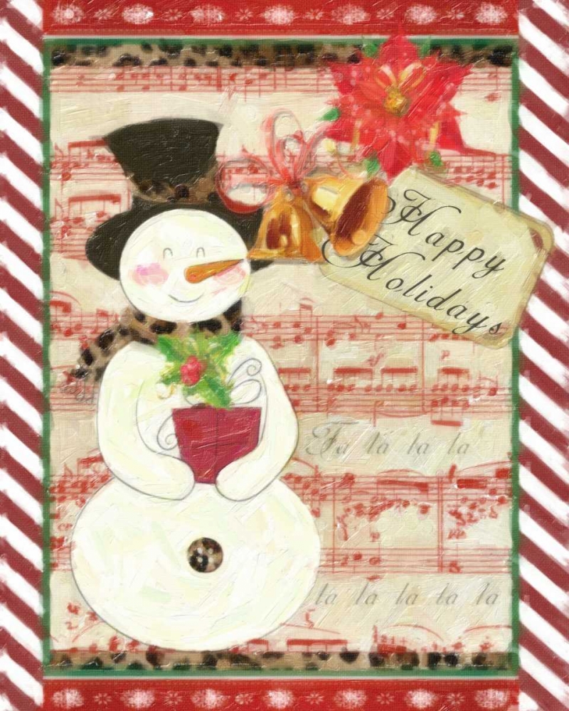 CHEETAH SNOWMAN art print by Taylor Greene for $57.95 CAD