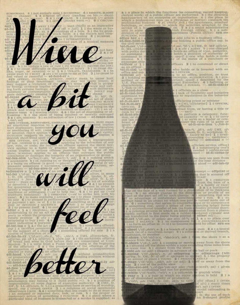 WINE A BIT art print by Taylor Greene for $57.95 CAD