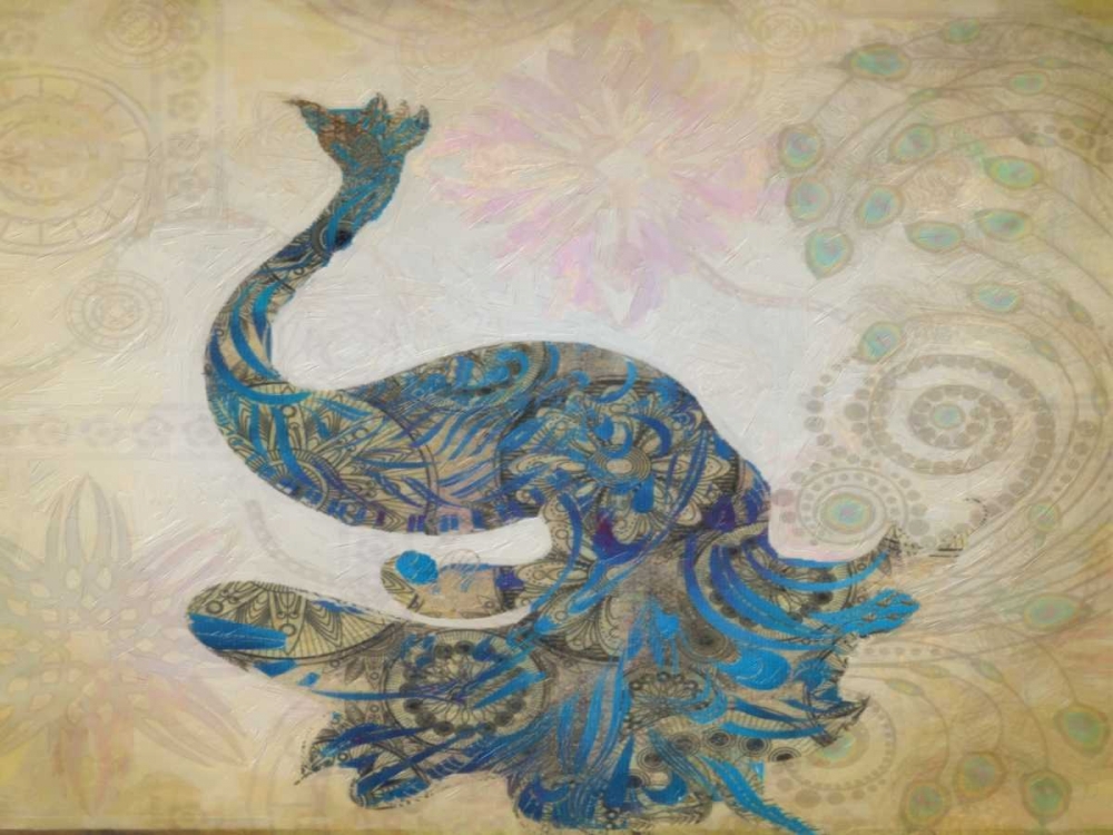ELEGANT PEACOCK art print by Taylor Greene for $57.95 CAD