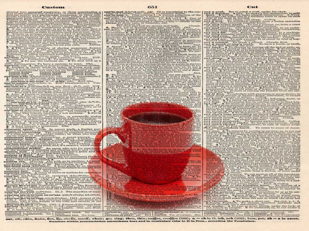 COFFEE RED art print by Taylor Greene for $57.95 CAD