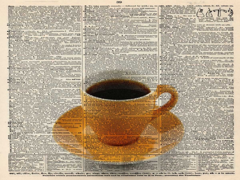 EXPRESSO WORDED art print by Taylor Greene for $57.95 CAD