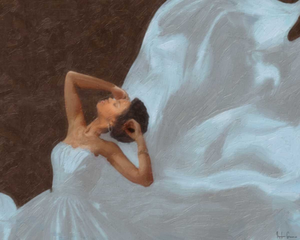 LADY IN BLUE art print by Taylor Greene for $57.95 CAD