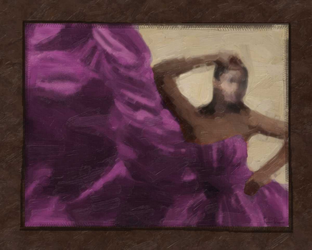 LADY IN PLUM art print by Taylor Greene for $57.95 CAD