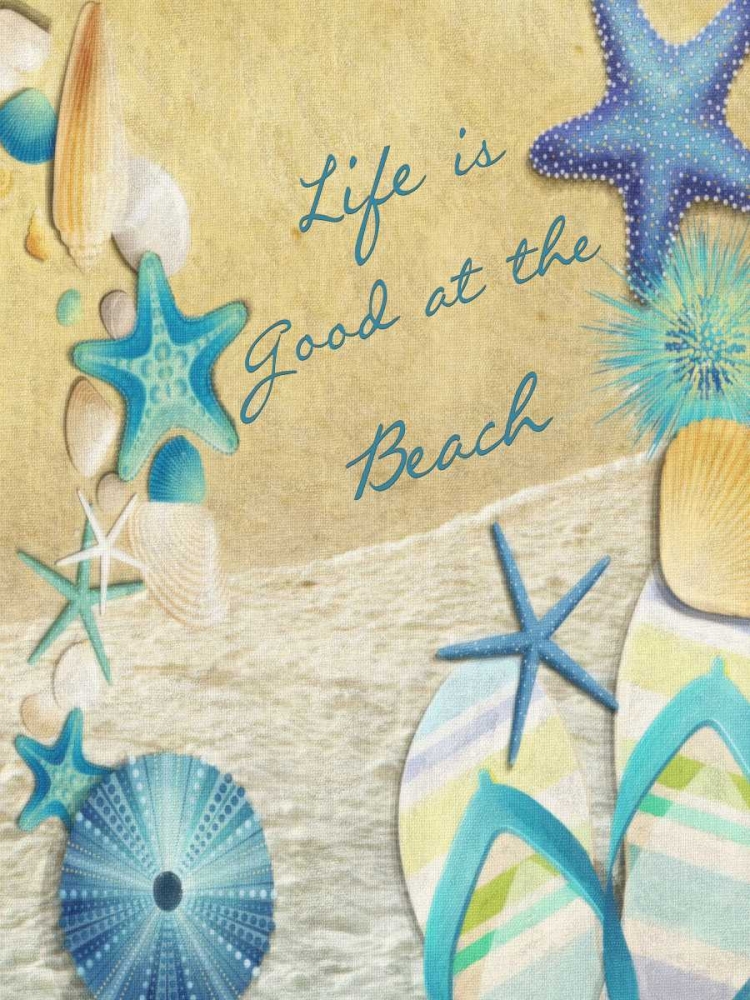 Life Is Good At the Beach art print by Taylor Greene for $57.95 CAD