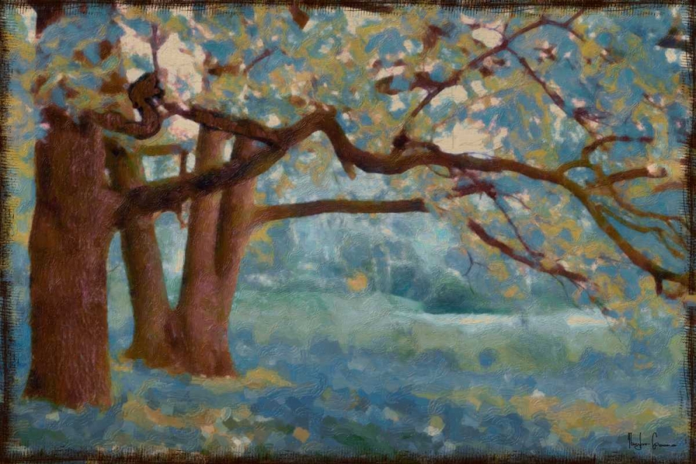 Azure Landscape art print by Taylor Greene for $57.95 CAD
