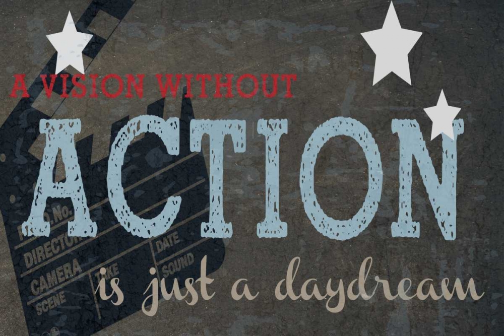 A Vision Without Action art print by Taylor Greene for $57.95 CAD