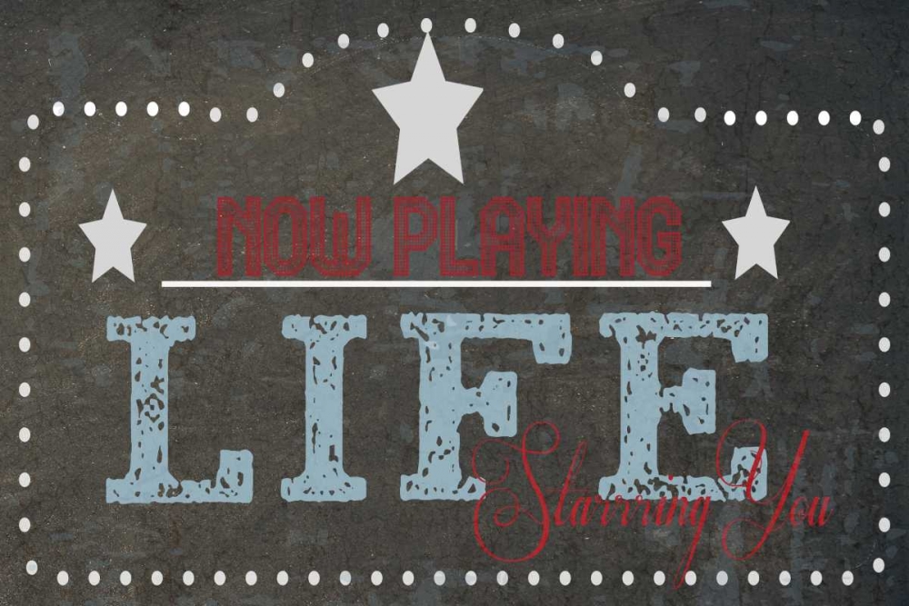 Now Playing Life art print by Taylor Greene for $57.95 CAD