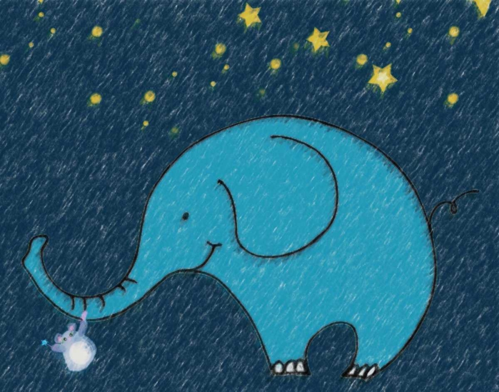 Whimsy Elephant I art print by Taylor Greene for $57.95 CAD