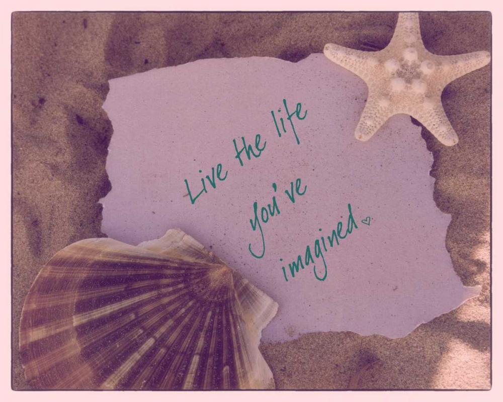 Live The Life art print by Taylor Greene for $57.95 CAD