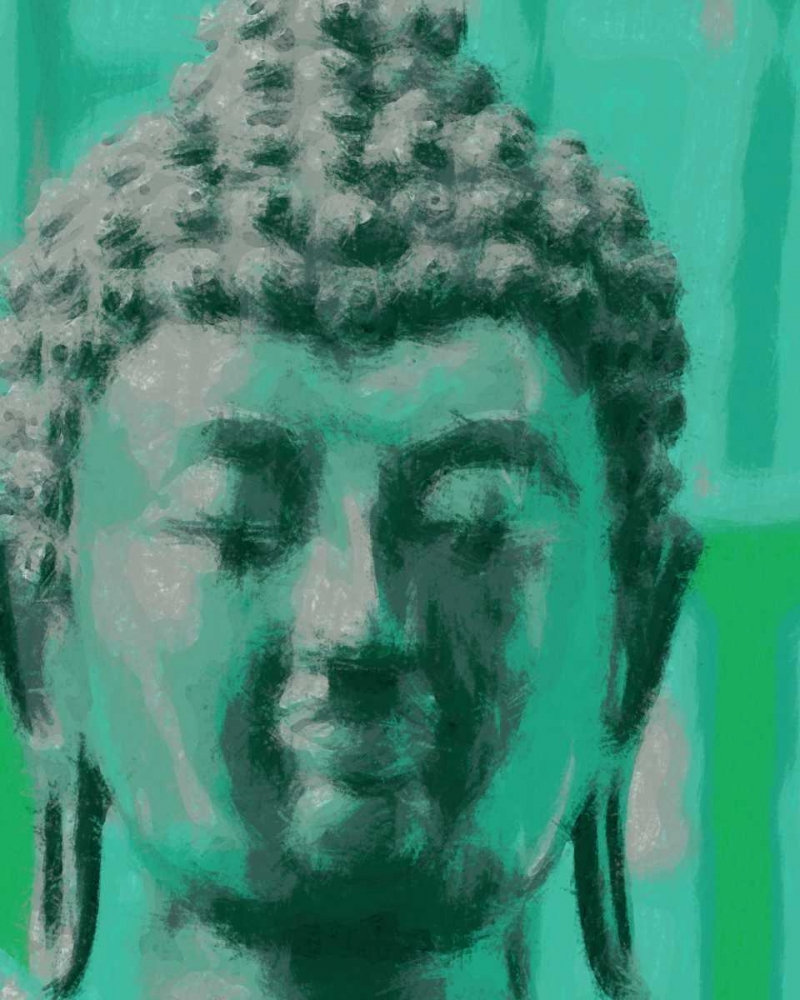 Blue Buddah art print by Taylor Greene for $57.95 CAD