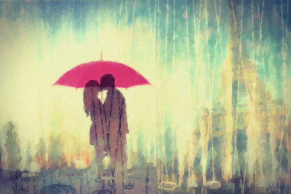 Paris In The Rain art print by Taylor Greene for $57.95 CAD