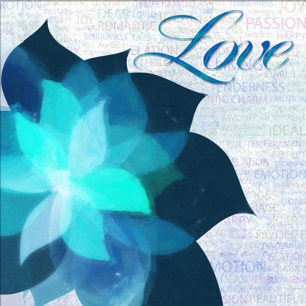 Watercolor Love art print by Taylor Greene for $57.95 CAD