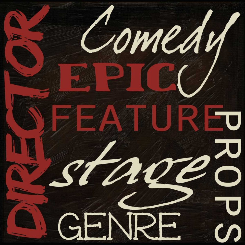 LIGHTS CAMERA ACTION_EPIC art print by Taylor Greene for $57.95 CAD