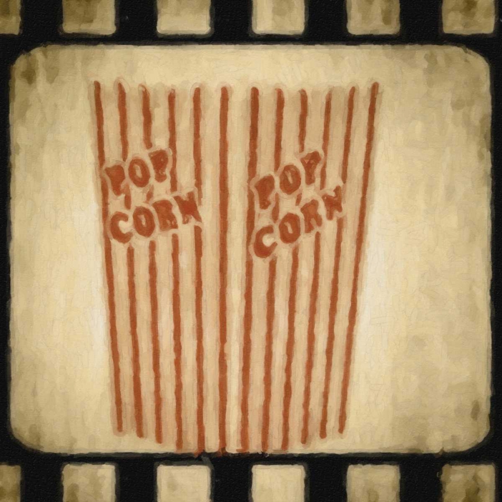 LIGHTS CAMERA ACTION_POPCORN art print by Taylor Greene for $57.95 CAD