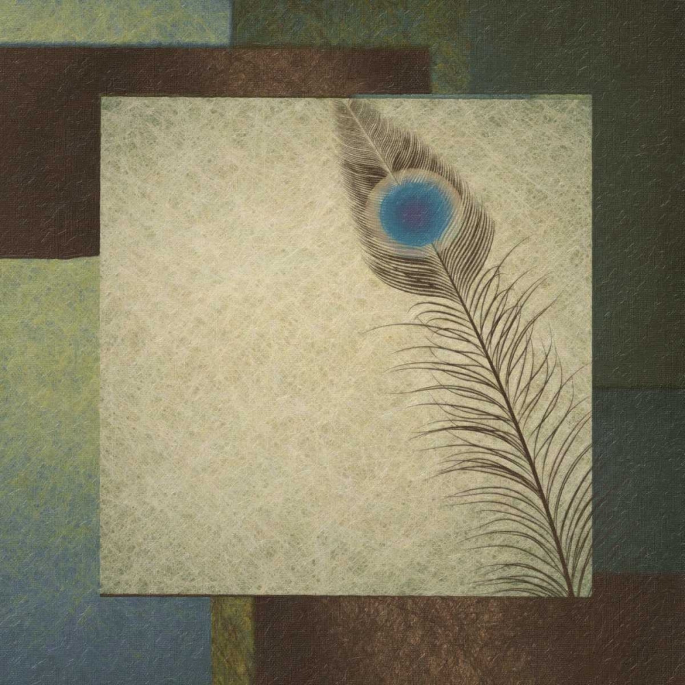 Peacock Border 2 art print by Taylor Greene for $57.95 CAD