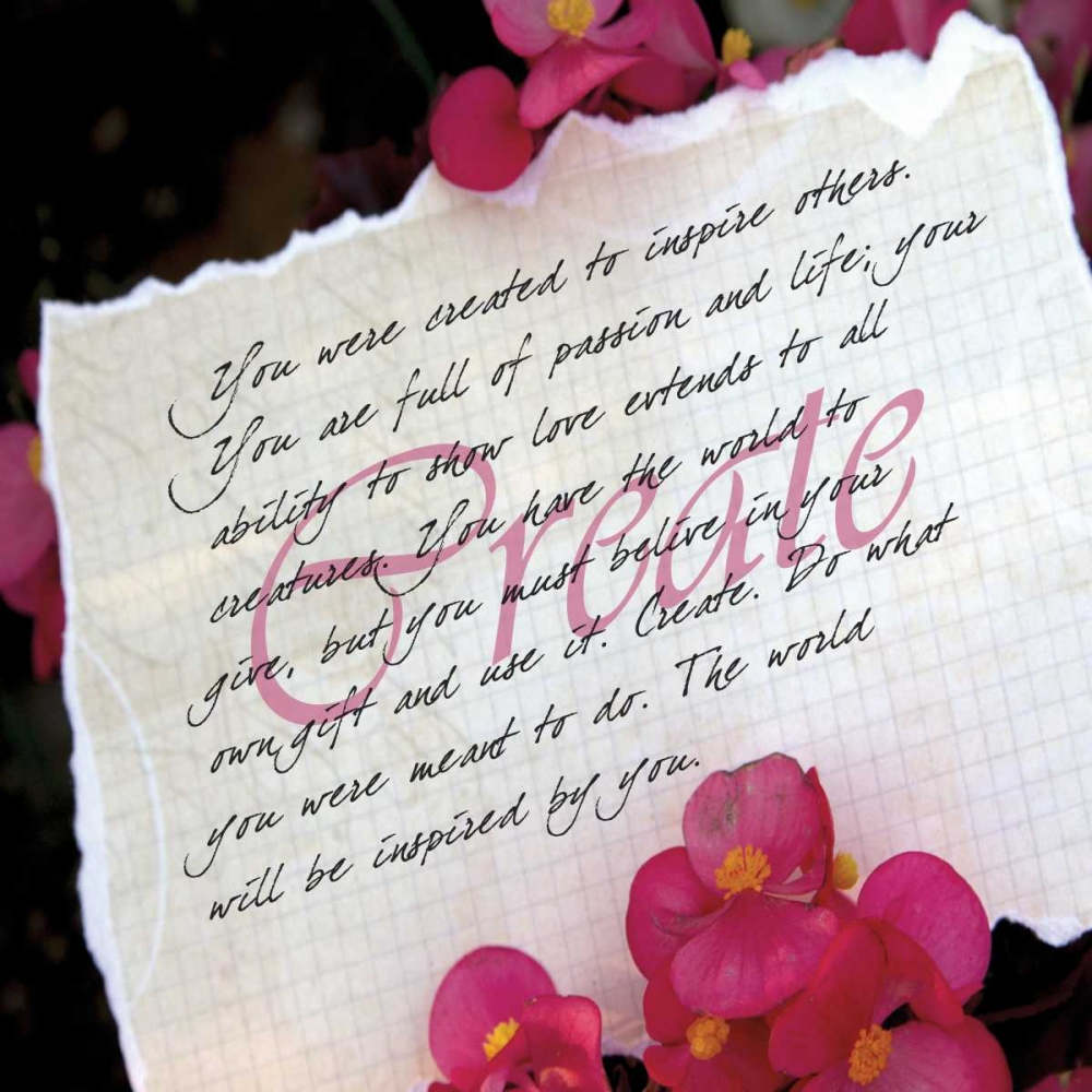 Pink Flowers art print by Taylor Greene for $57.95 CAD