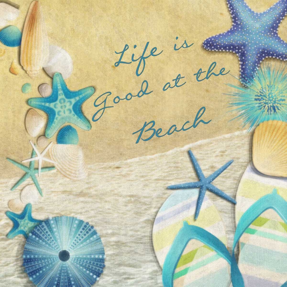 Life Is Good At The Beach art print by Taylor Greene for $57.95 CAD
