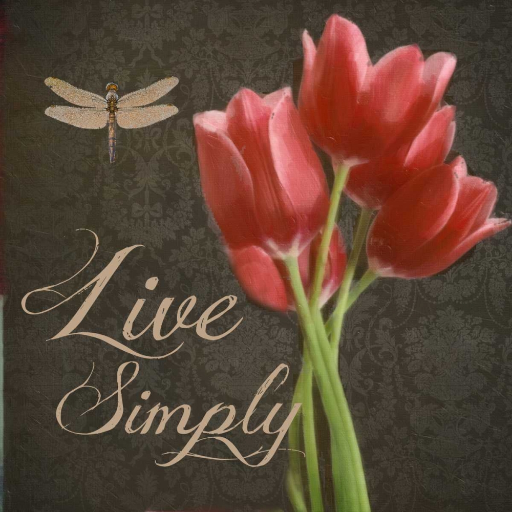 Live Simply art print by Taylor Greene for $57.95 CAD